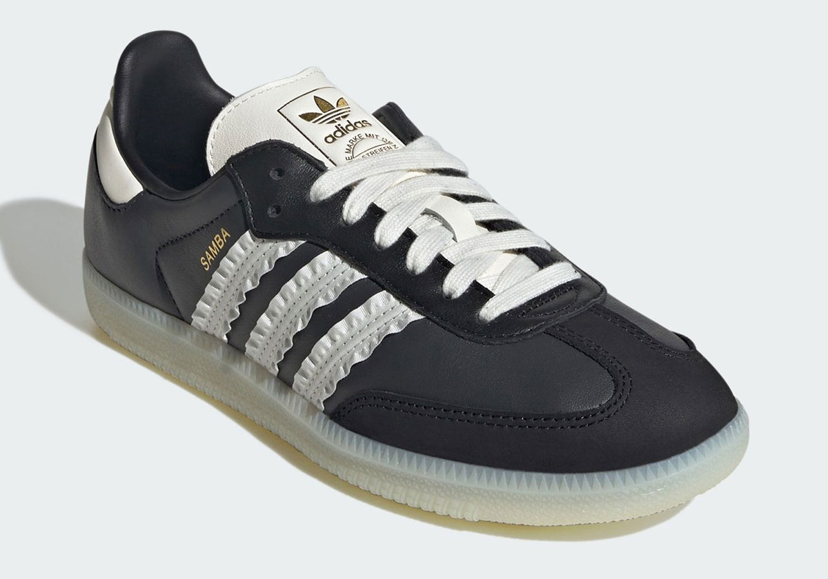 Adidas Samba Ruffle Stripes Carbon Black Jr8831 5