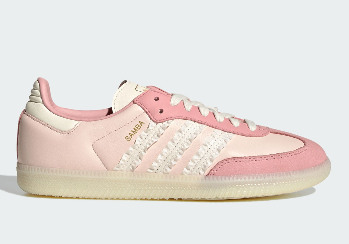Adidas Samba Ruffle Stripes Pink Jr8831 1