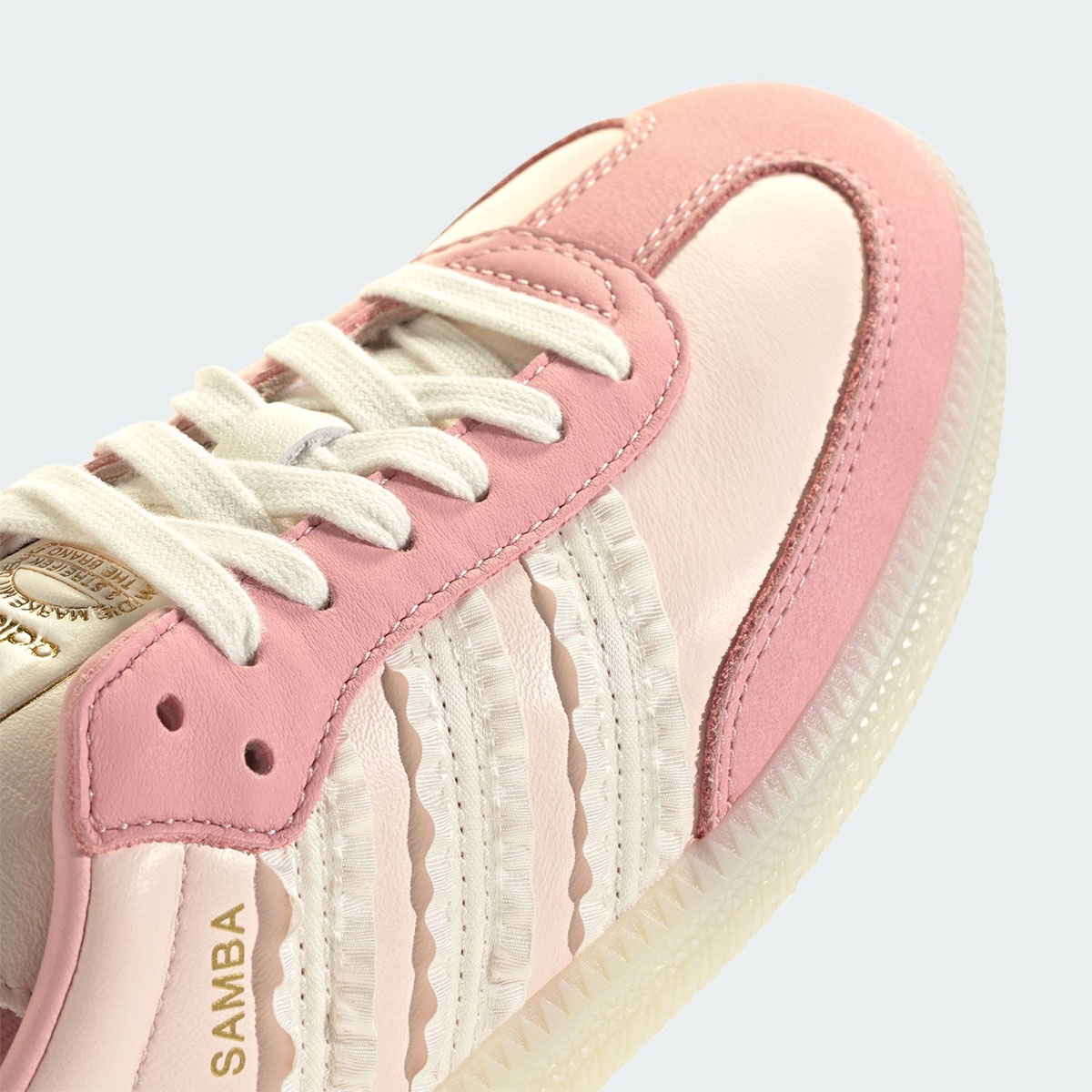 Adidas Samba Ruffle Stripes Pink Jr8831 4