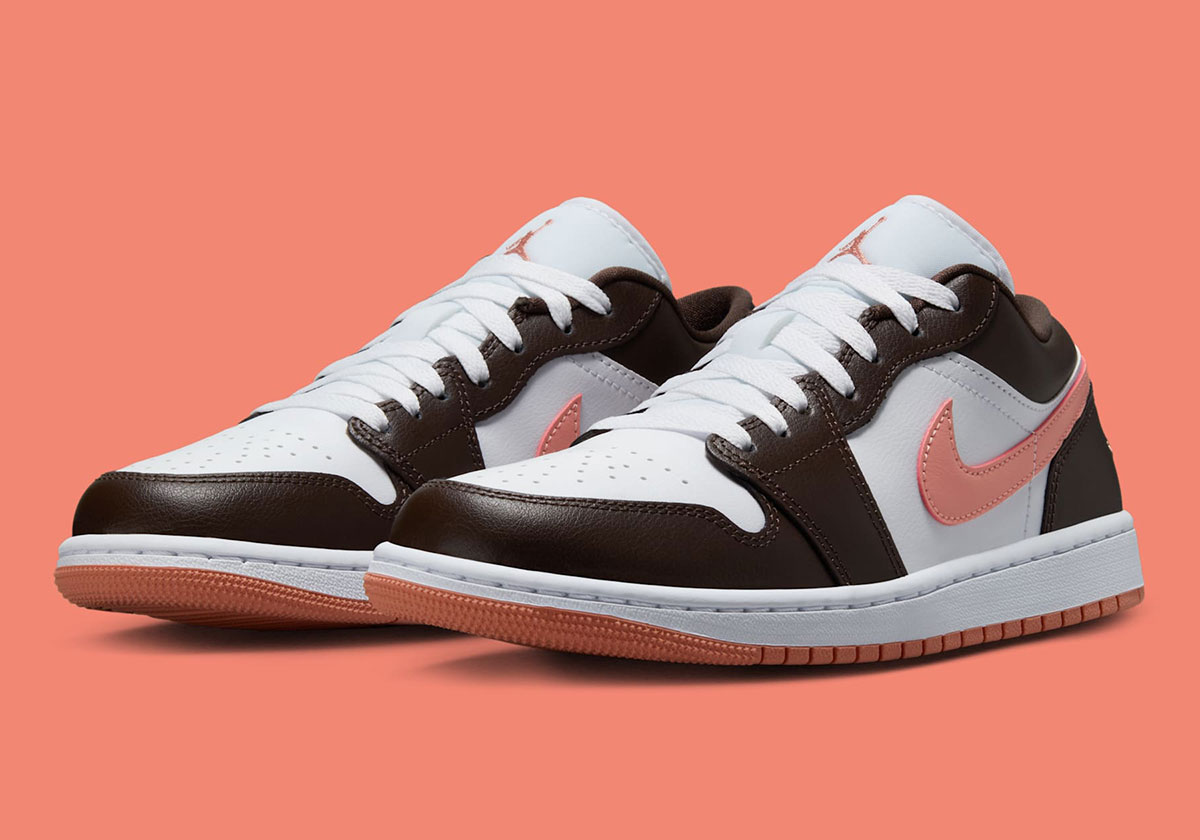 Air Jordan 1 Low Brown Pink Dc0774 182 1