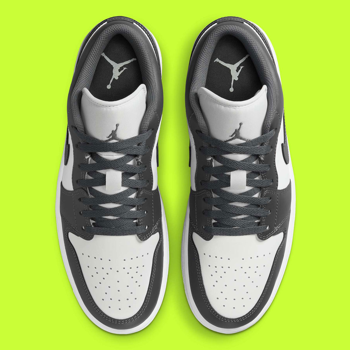 Air Jordan 1 Low Dark Grey Light Smoke Grey 553558 044 3