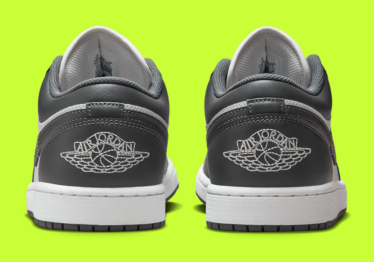 Air Jordan 1 Low Dark Grey Light Smoke Grey 553558 044 4