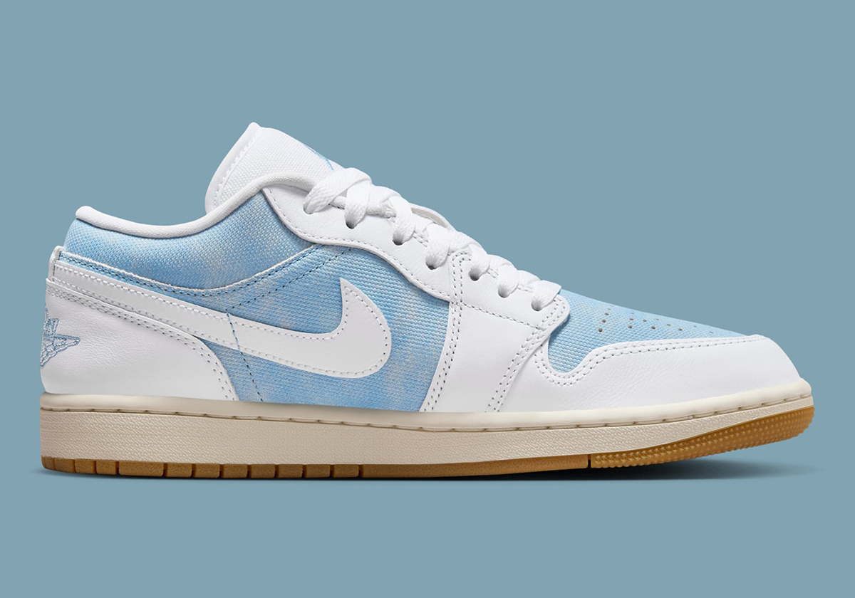 Air Jordan 1 Low Denim Worn Blue White Gum Light Brown Hq2004 400 9