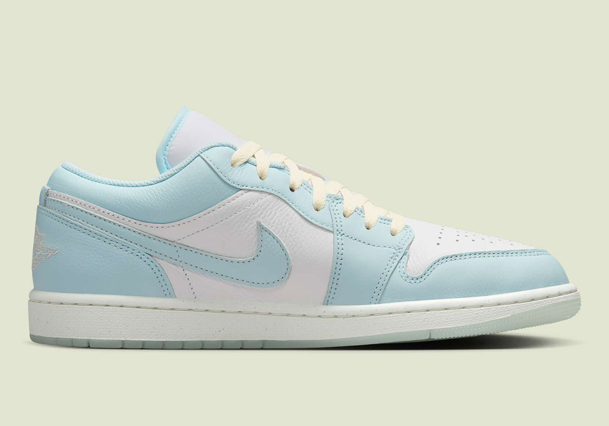 Air Jordan 1 Low Glacier Blue Summit White Guava Ice Sea Glass Hj5999 400 1