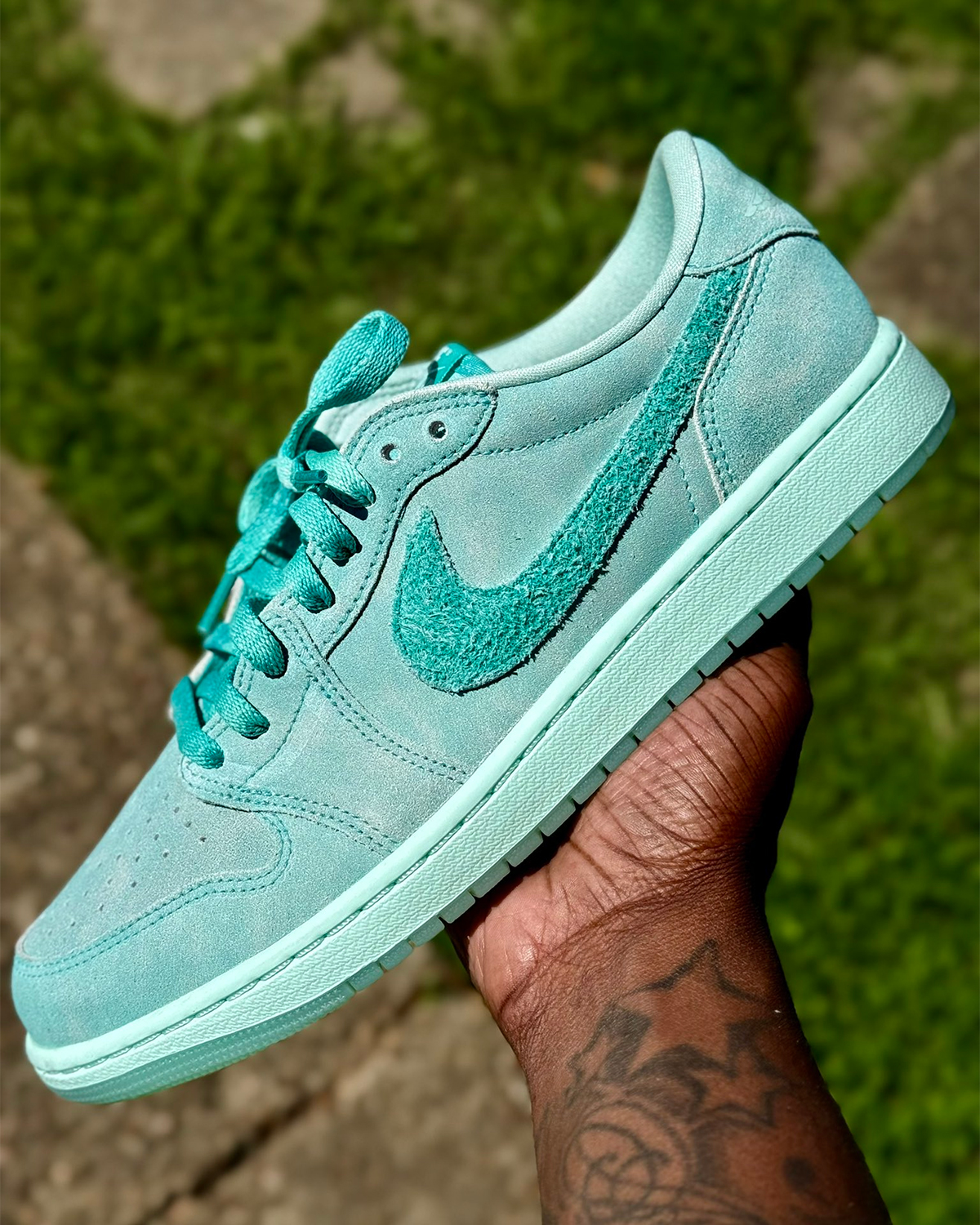 Air Jordan 1 Low Og Washed Teal Hq8111 300 1