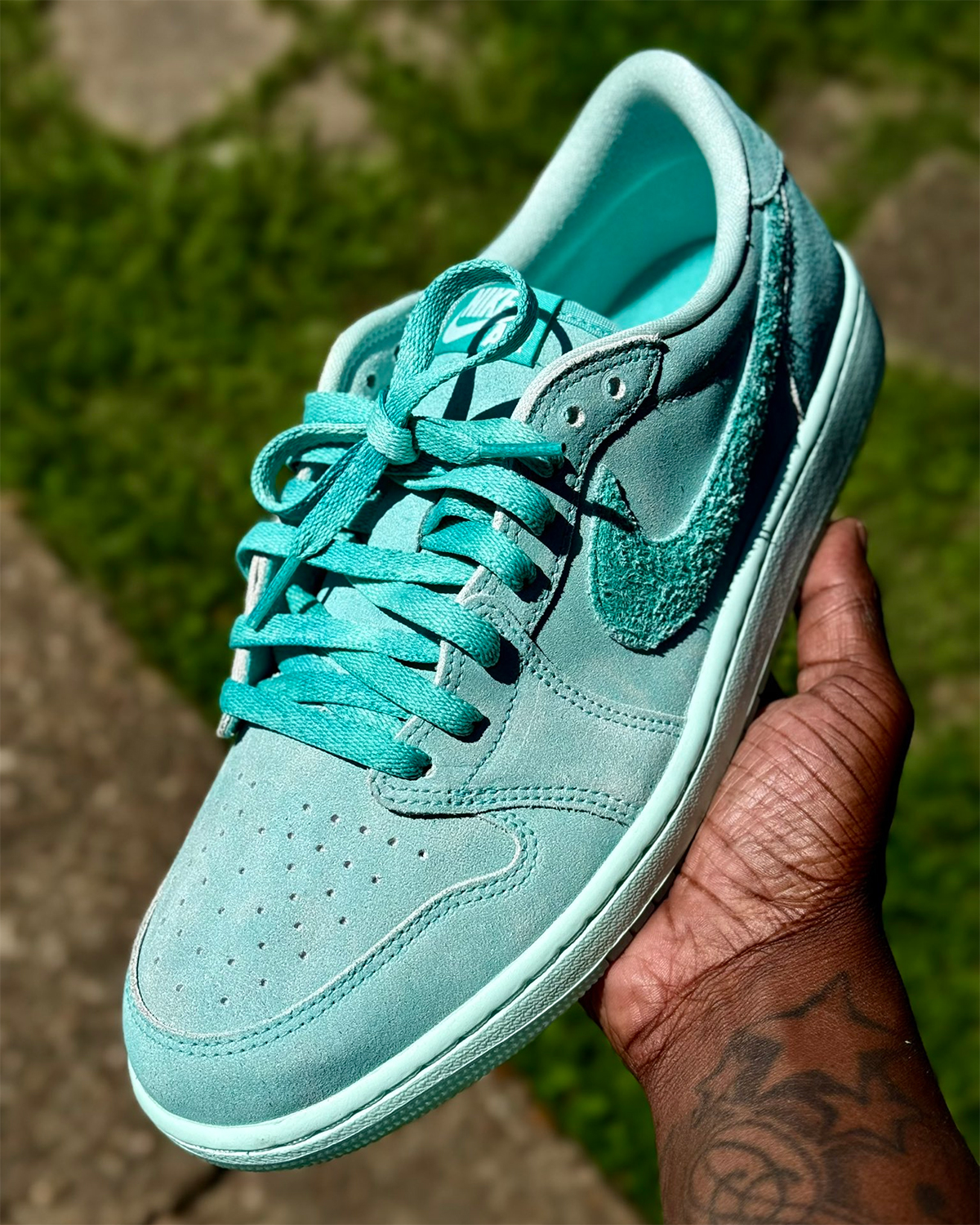 Air Jordan 1 Low Og Washed Teal Hq8111 300 2