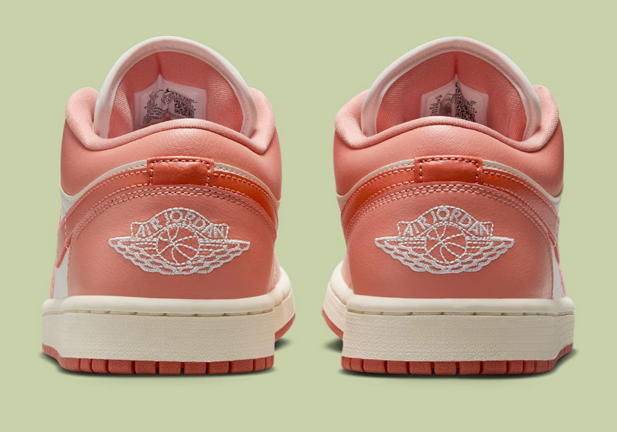 Air Jordan 1 Low Sail Madder Root Light Madder Root Pale Ivory Dc0774 180 3