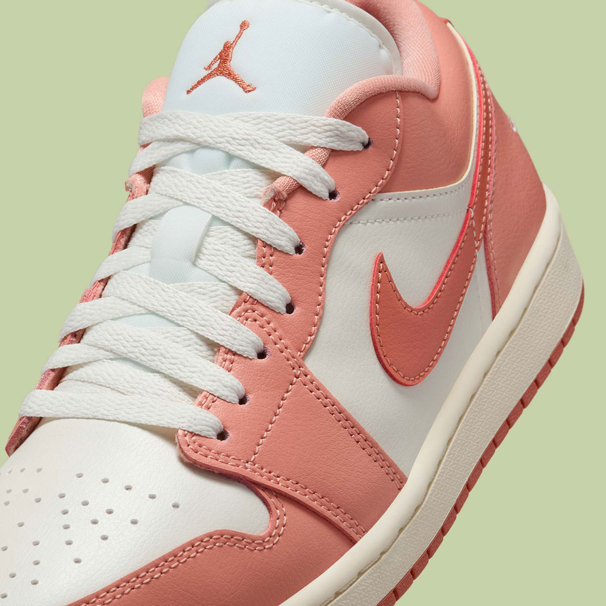 Air Jordan 1 Low Sail Madder Root Light Madder Root Pale Ivory Dc0774 180 4