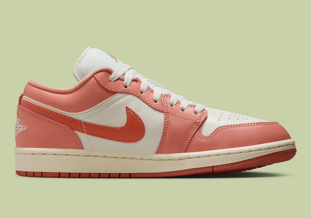 Air Jordan 1 Low Sail Madder Root Light Madder Root Pale Ivory Dc0774 180 6