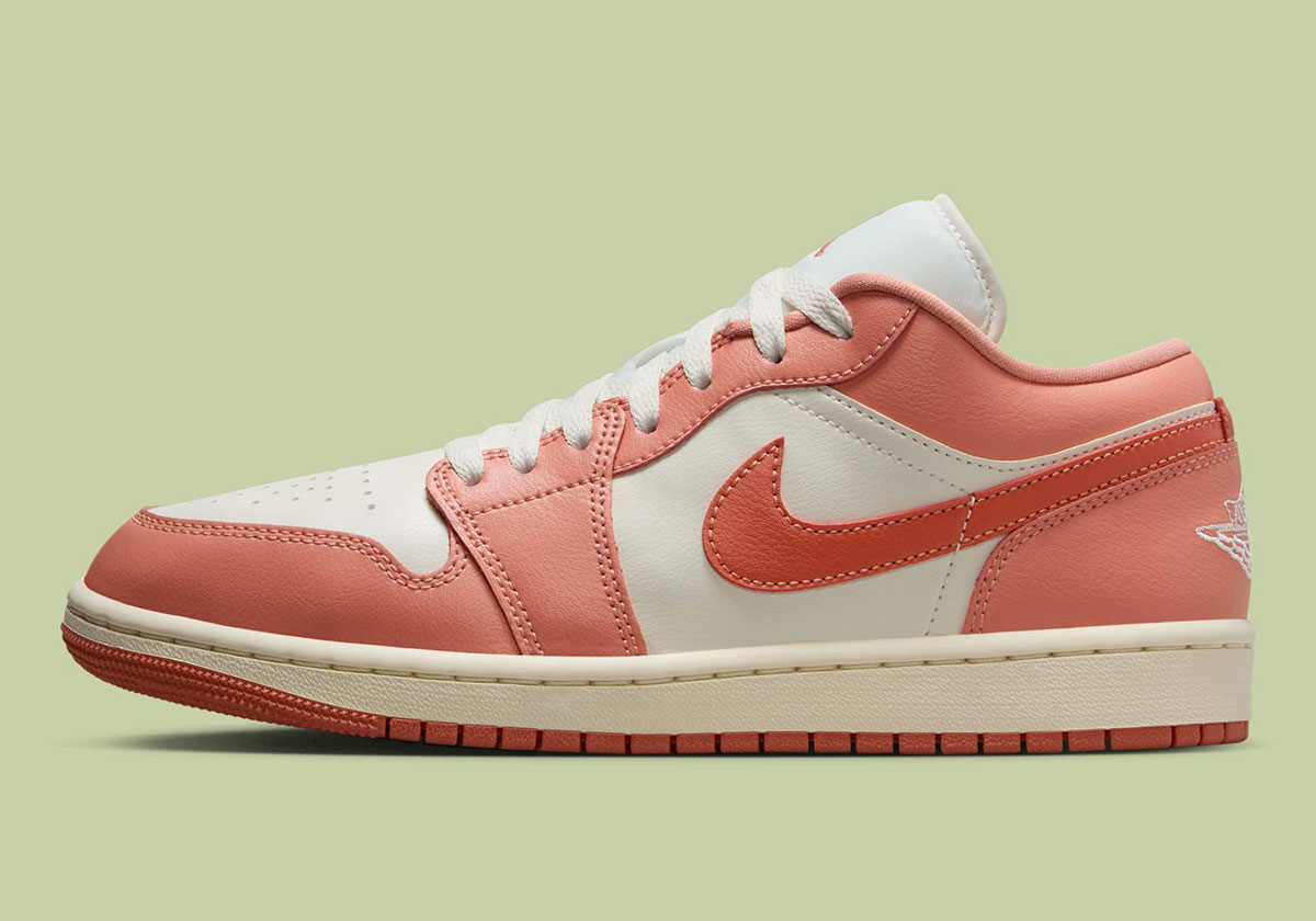 Air Jordan 1 Low Sail Madder Root Light Madder Root Pale Ivory Dc0774 180 8