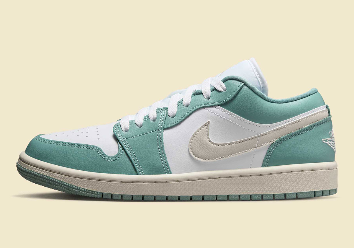 Air Jordan 1 Low White Light Orewood Brown Cannon Sail Dc0774 138 8