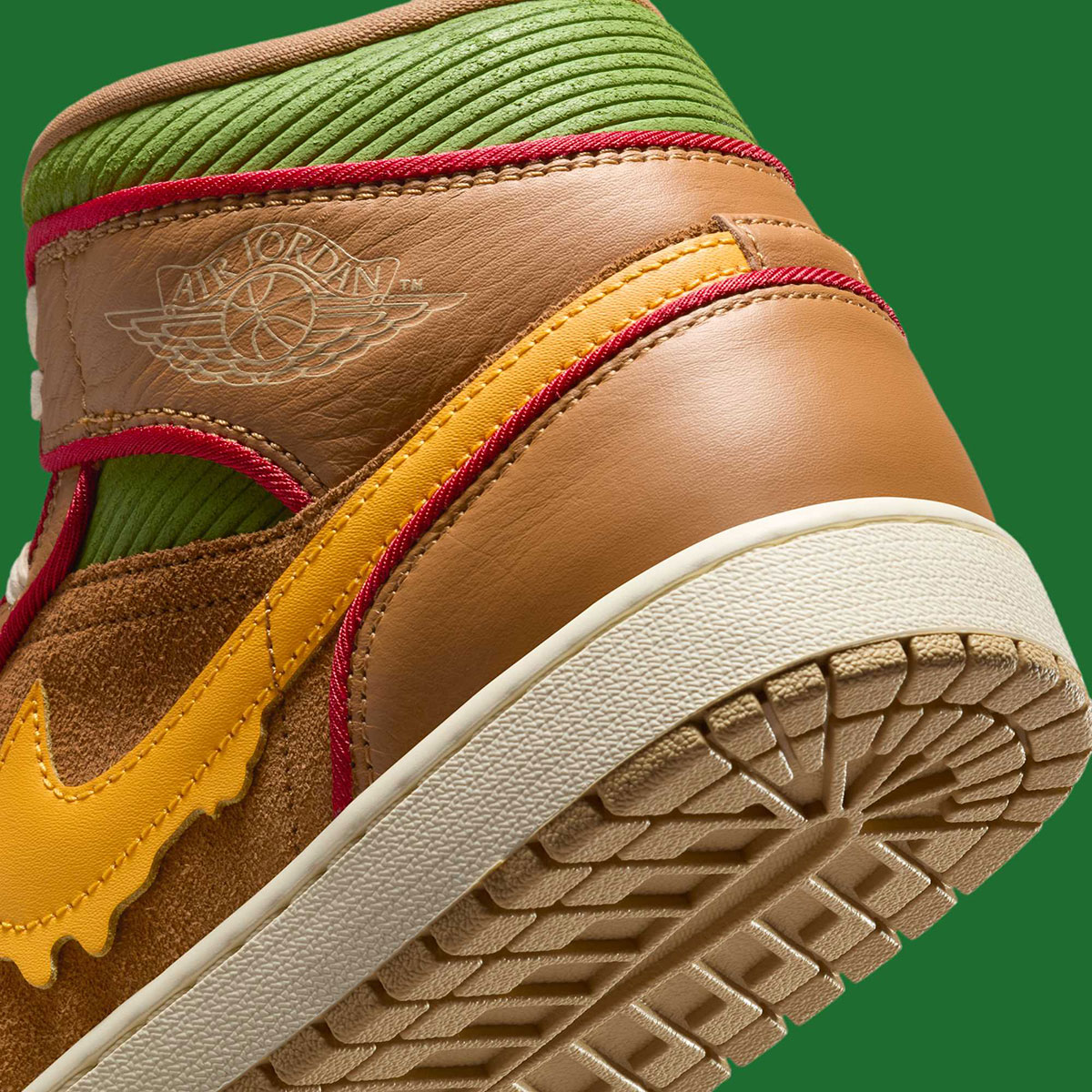 Air Jordan 1 Mid Cheeseburger Ib7403 224 5