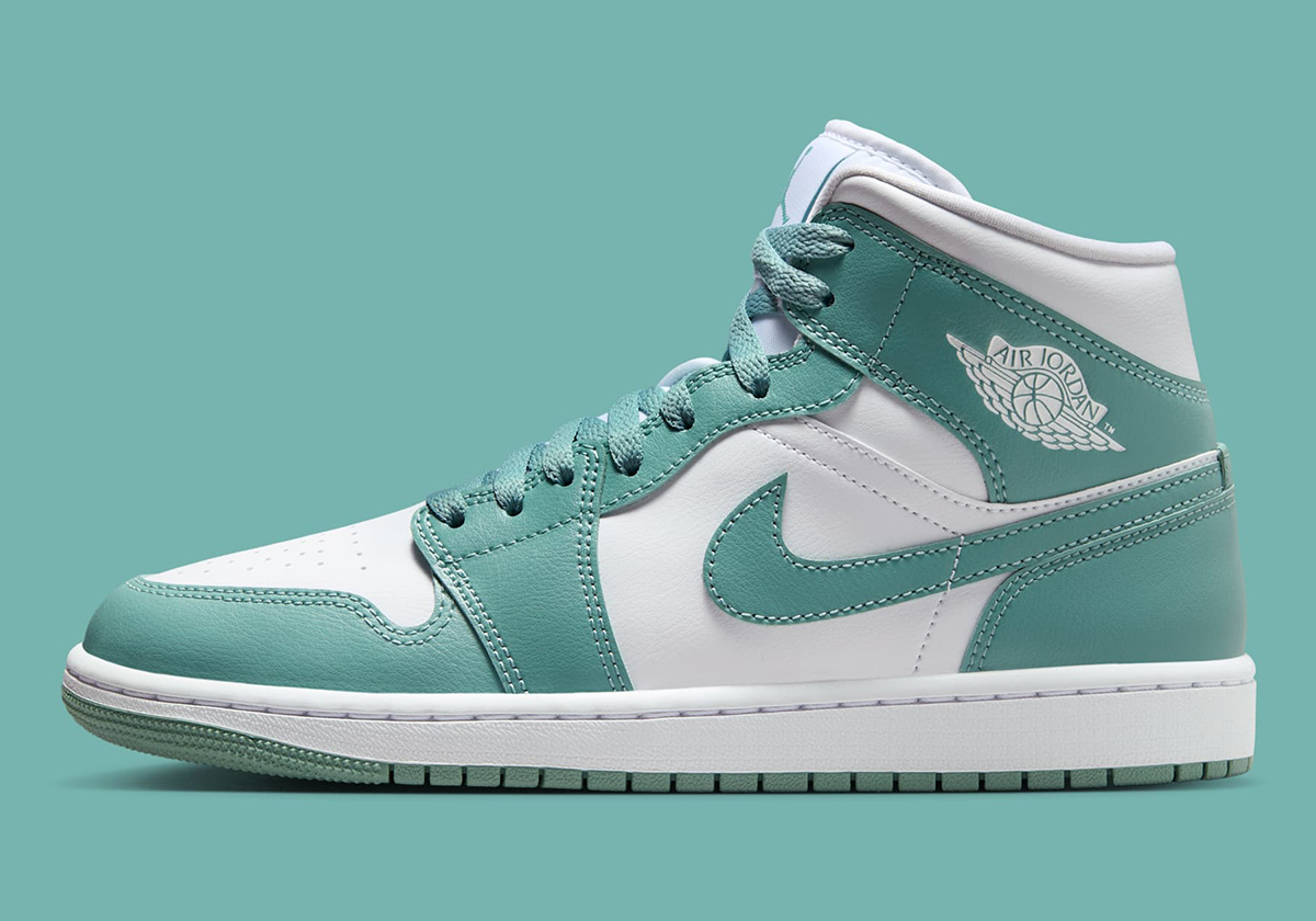Air Jordan 1 Mid Light Teal White Bq6472 138 7