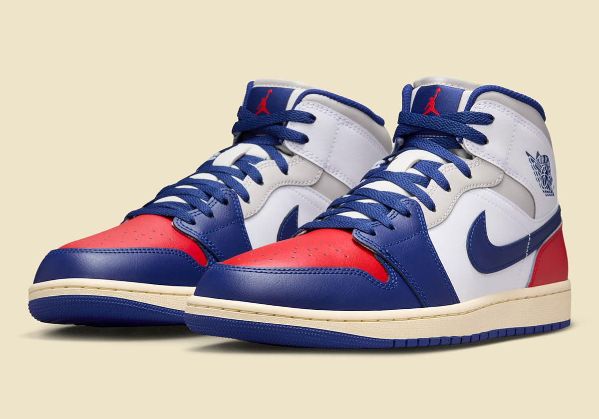The Air Jordan 1 Mid Gets Patriotic With A "USA" Colorway