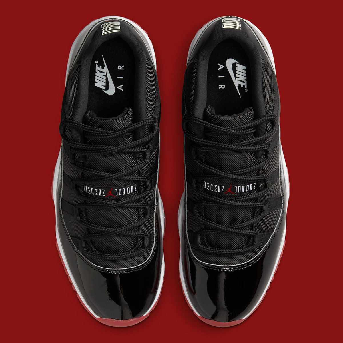Air Jordan 11 Low Black Red Fv5104 006 2