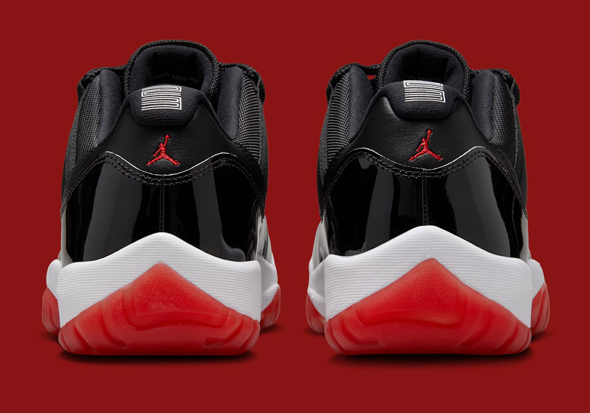 Air Jordan 11 Low Black Red Fv5104 006 3