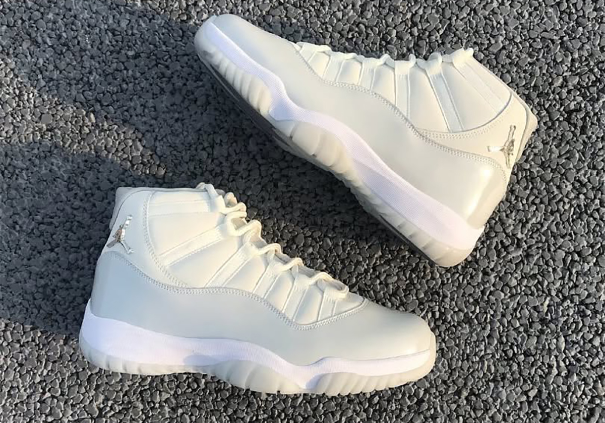 First Look At The Air Jordan 11 "Sail" aka "Grand Finale"