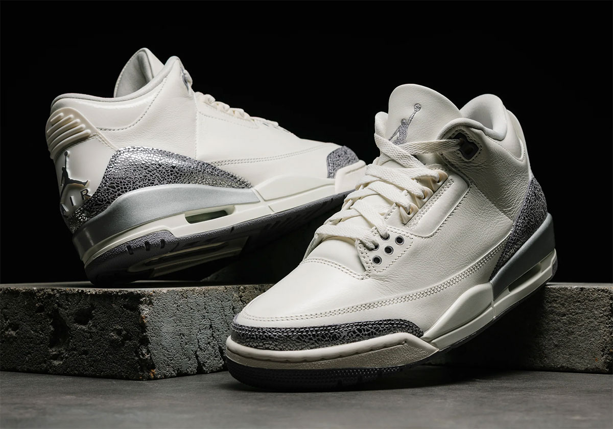 Where To Buy The Air Jordan 3 "Sail/Cement Grey"