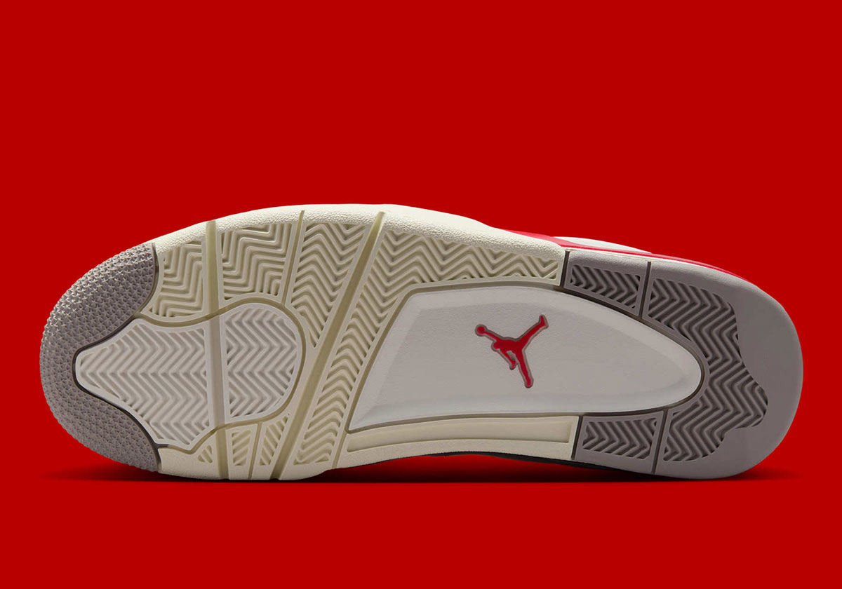 Air Jordan 4 Rm Sail Fire Red College Grey Coconut Milk Hf8126 100 7