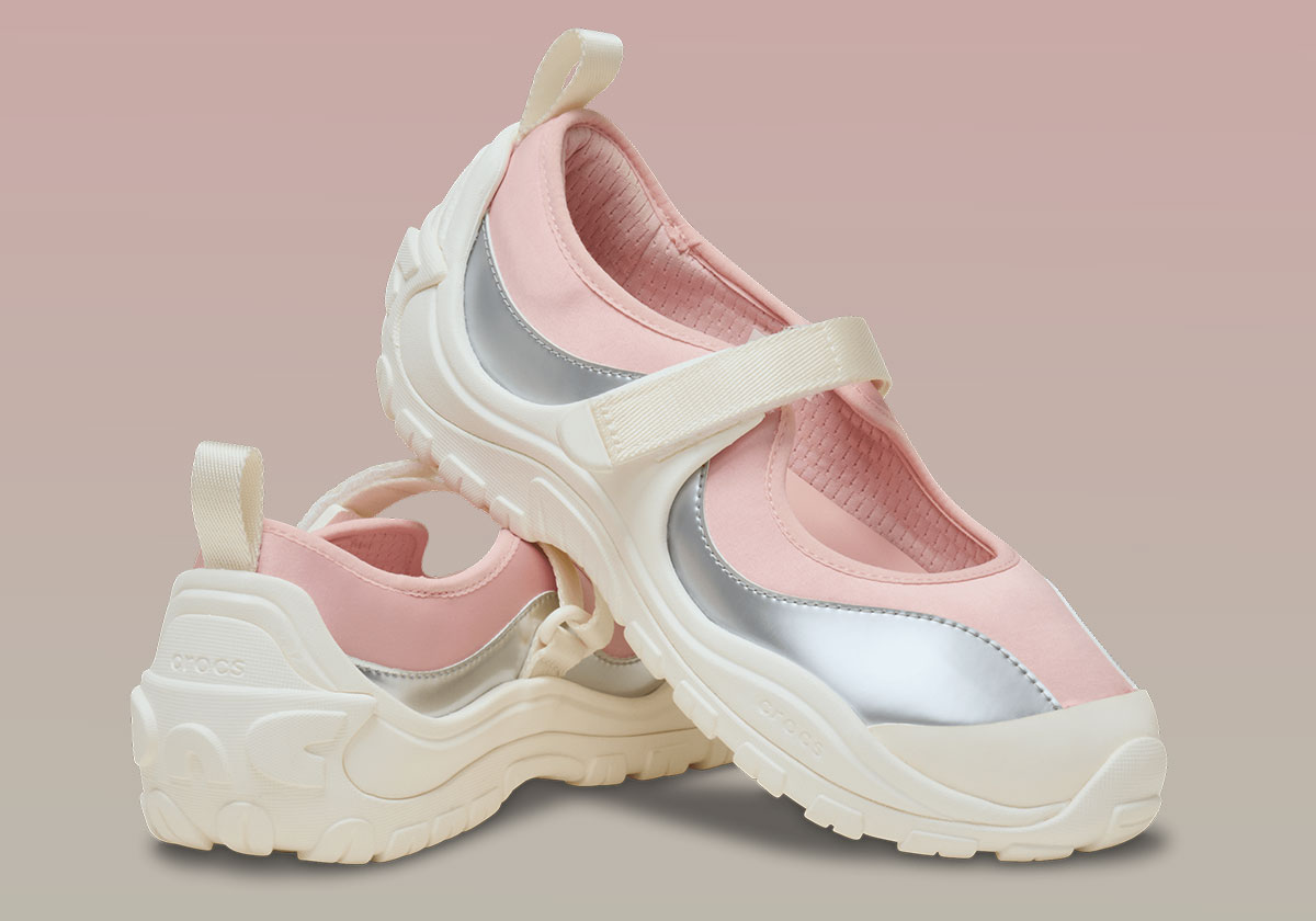 Crocs Terre Ballet Core Pink Silver 210639 0wv 2