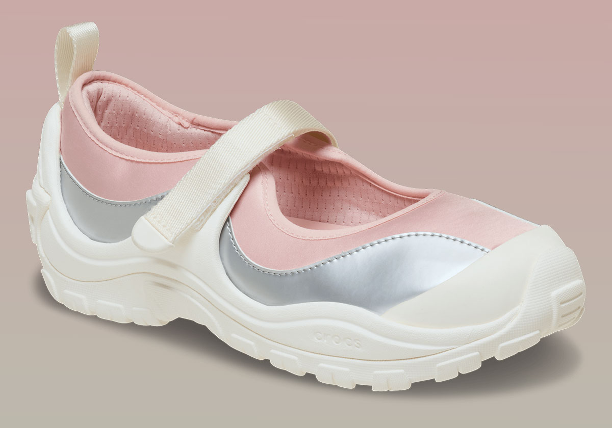 Crocs Terre Ballet Core Pink Silver 210639 0wv 3