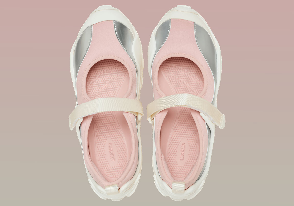 Crocs Terre Ballet Core Pink Silver 210639 0wv 5