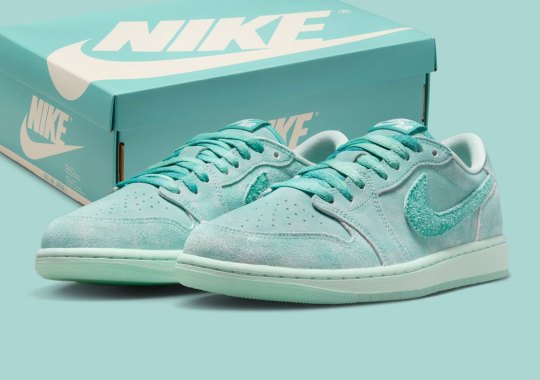 Official Images Of The Air Jordan 1 Low OG “Washed Teal”