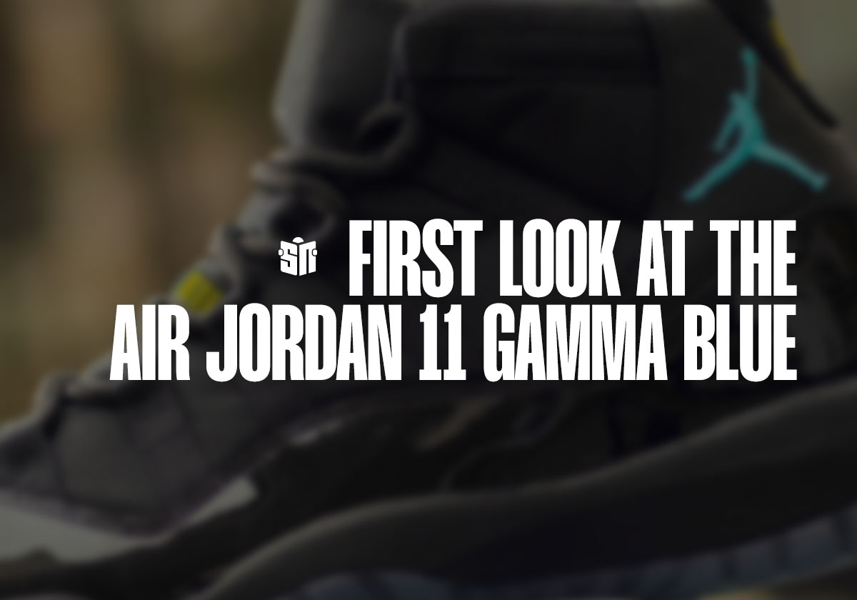 First Look At The Air Jordan 11 "Gamma Blue"