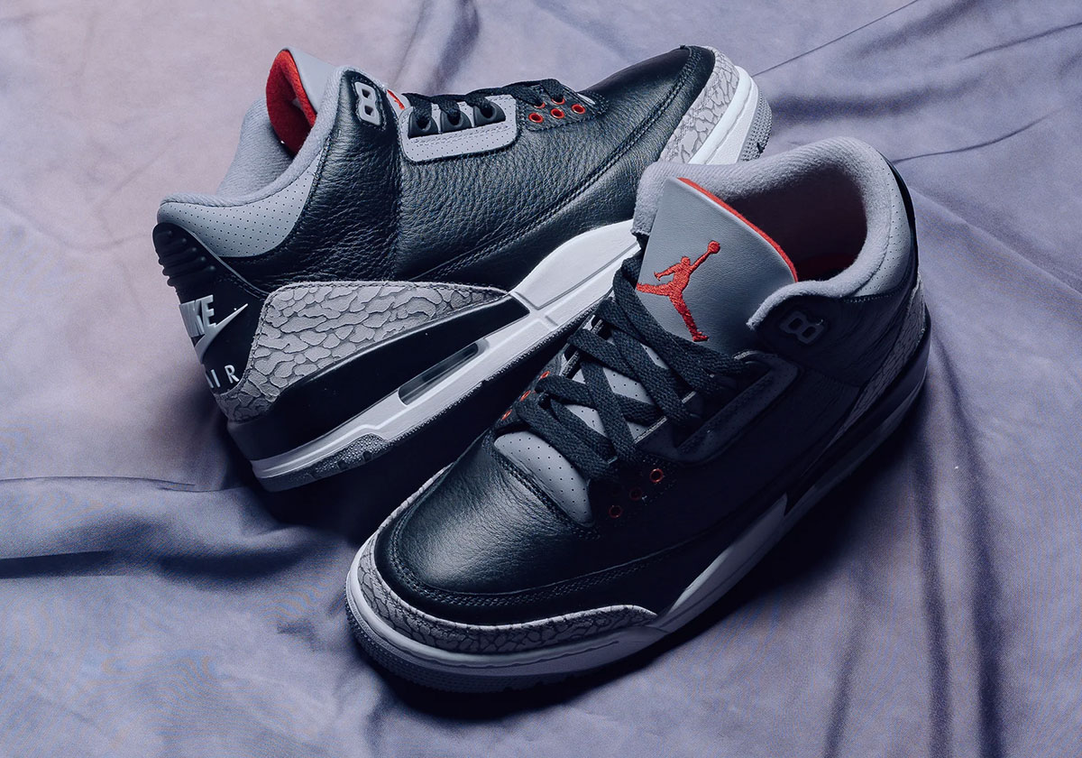 Air Jordan 3 “Black Cement” Restock On NIKE
