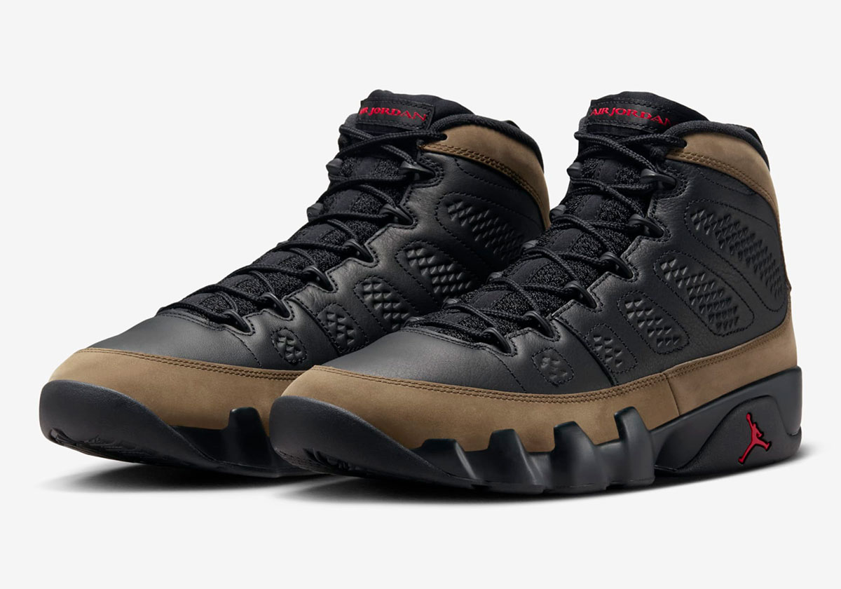 Jordan 9 Olive Toe Three Days Of Heat