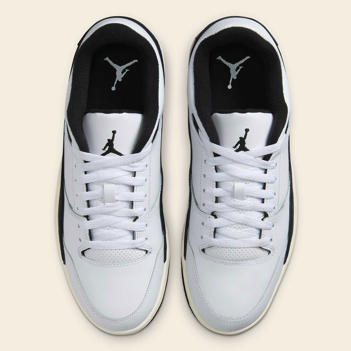 Jordan Flight Court White Black Hf3255 112 3