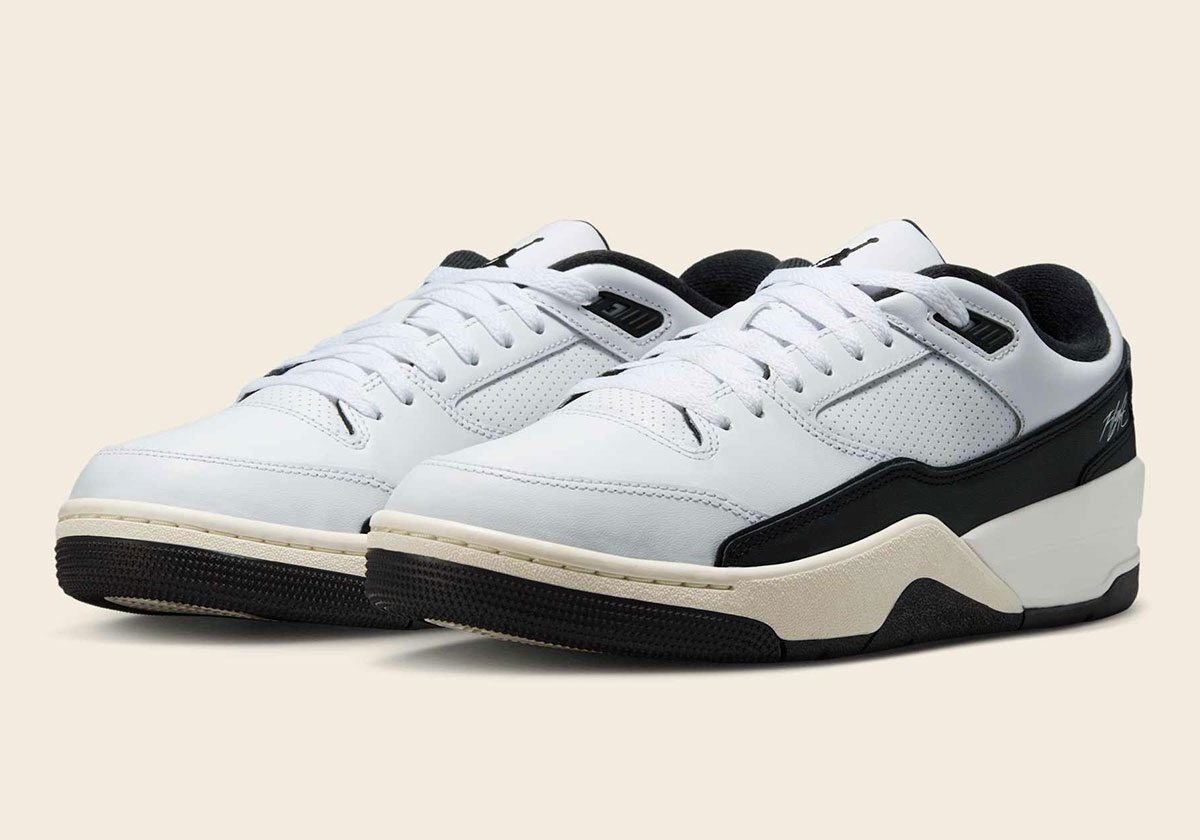 The Jordan Flight Court Wears "Military Black" Blocking