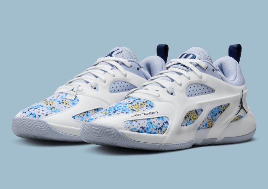 The Jordan Heir Queues Up A Matching “Forget Me Not” Colorway