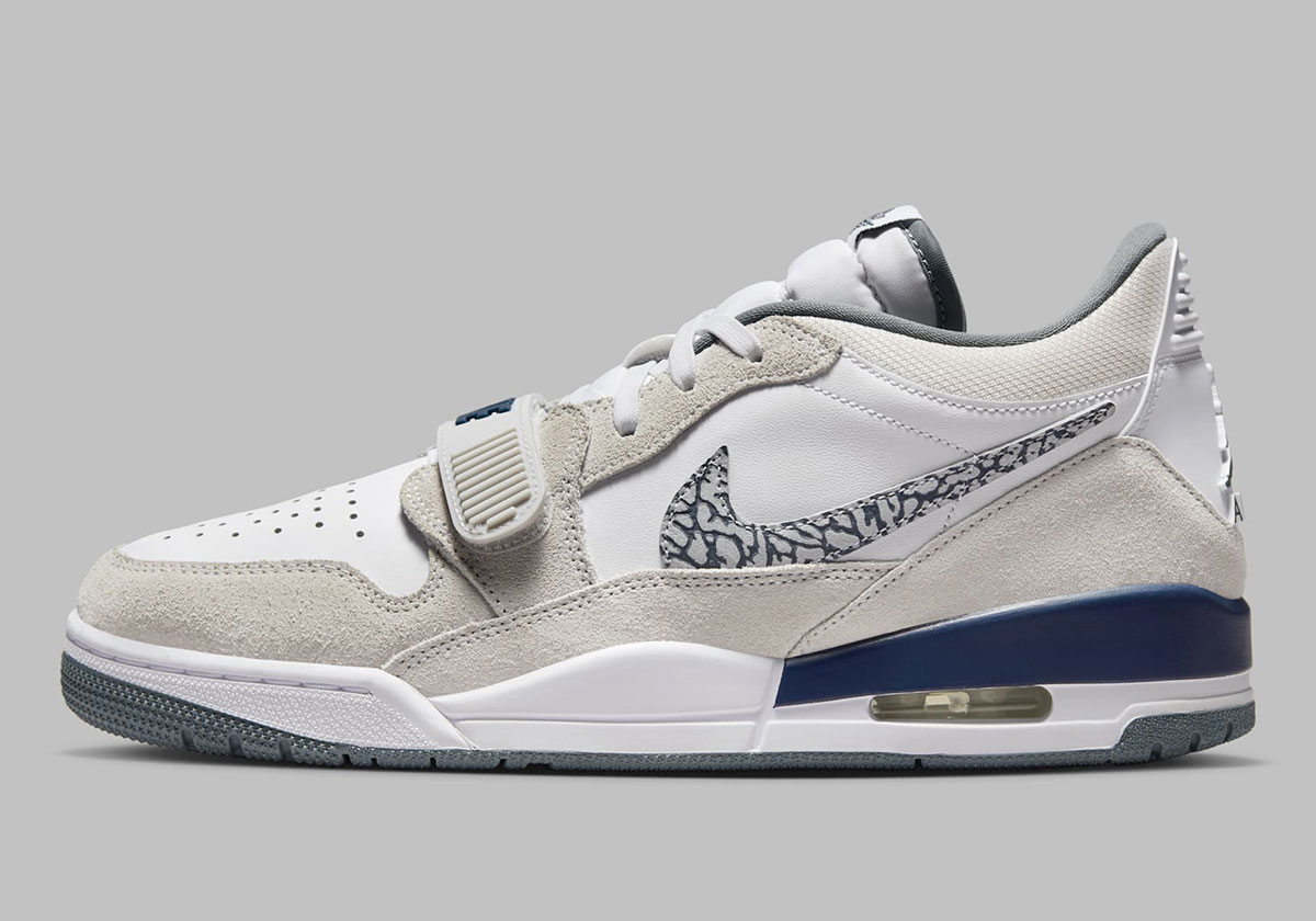 Jordan Legacy 312 Low White Neutral Grey Cool Grey Midnight Navy Cd7069 124 7