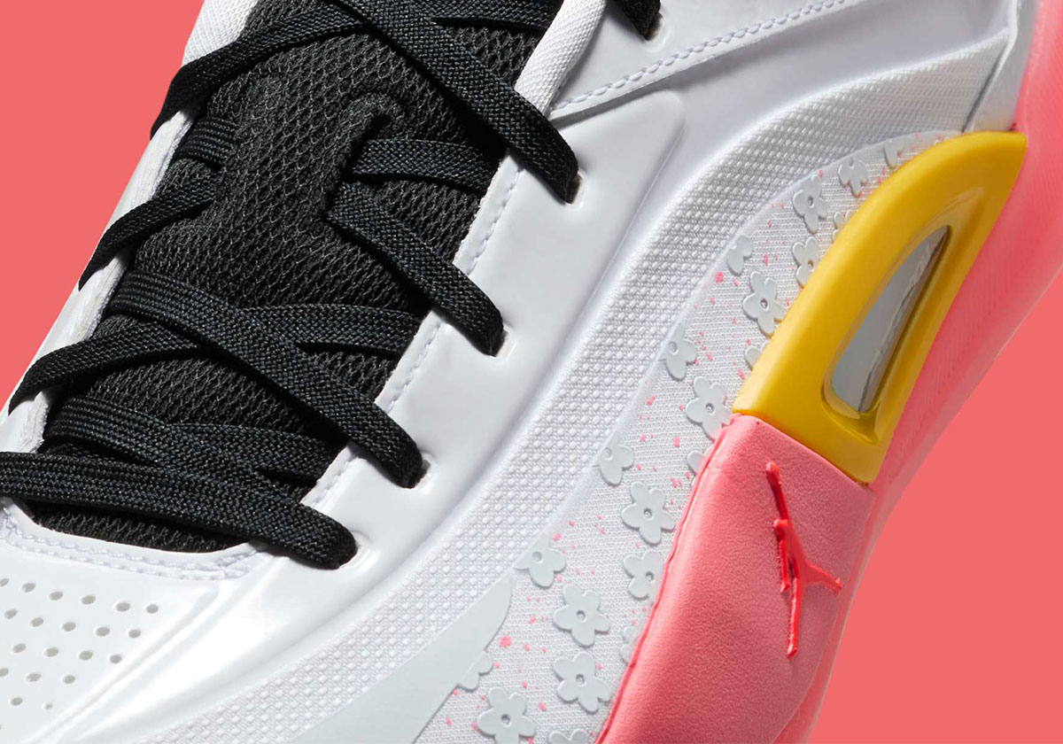 Daisy Flowers Cover The Jordan Zion 4 For Mother's Day