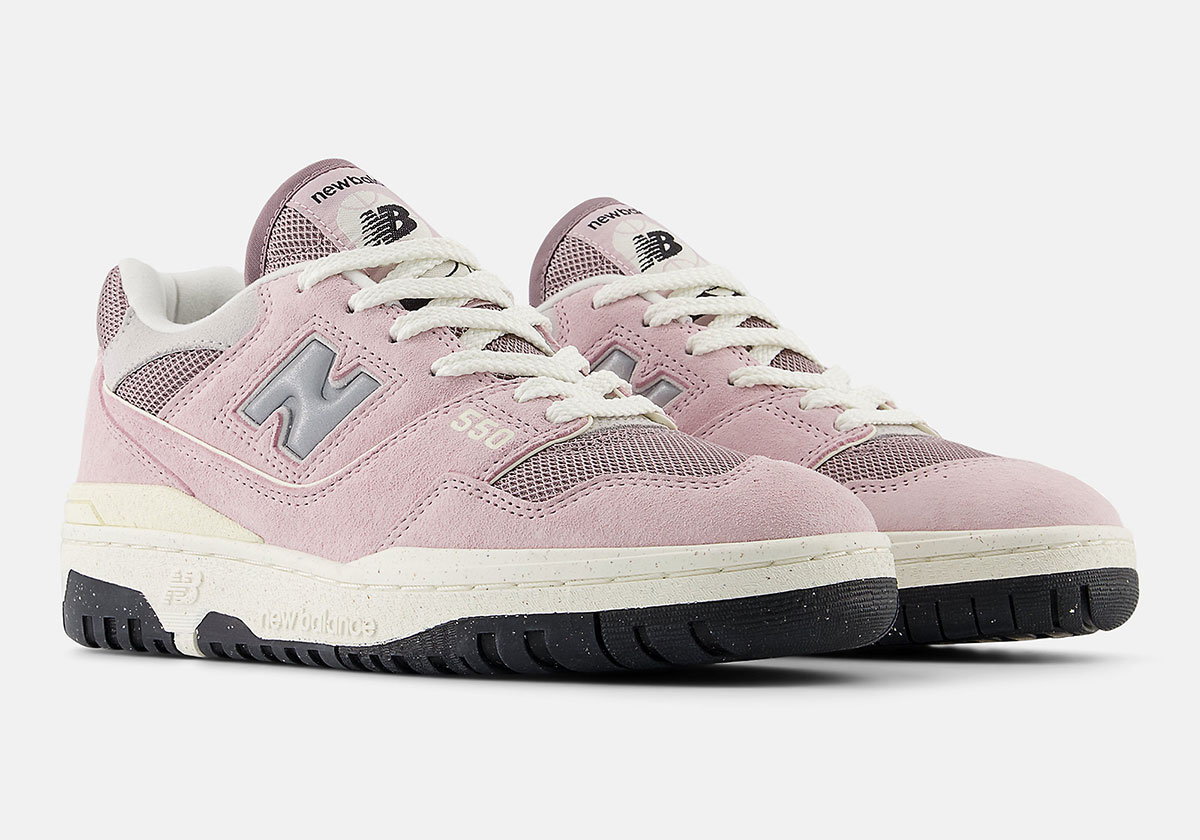 Pink Suede Softens Up The New Balance 550
