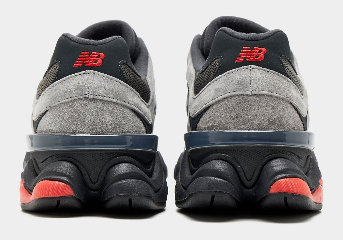 New Balance 9060 Grey Black Red U9060jbo 2