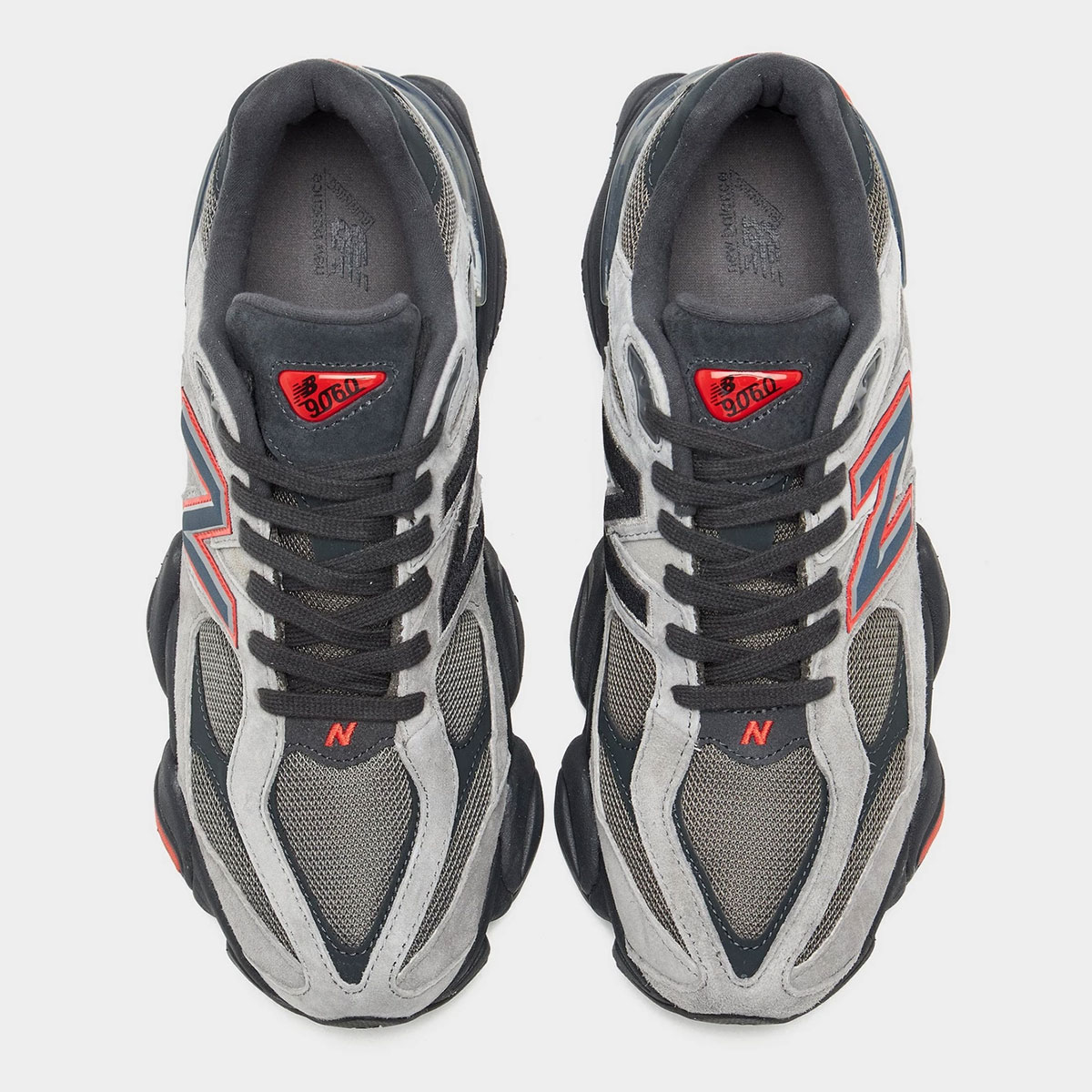 New Balance 9060 Grey Black Red U9060jbo 4