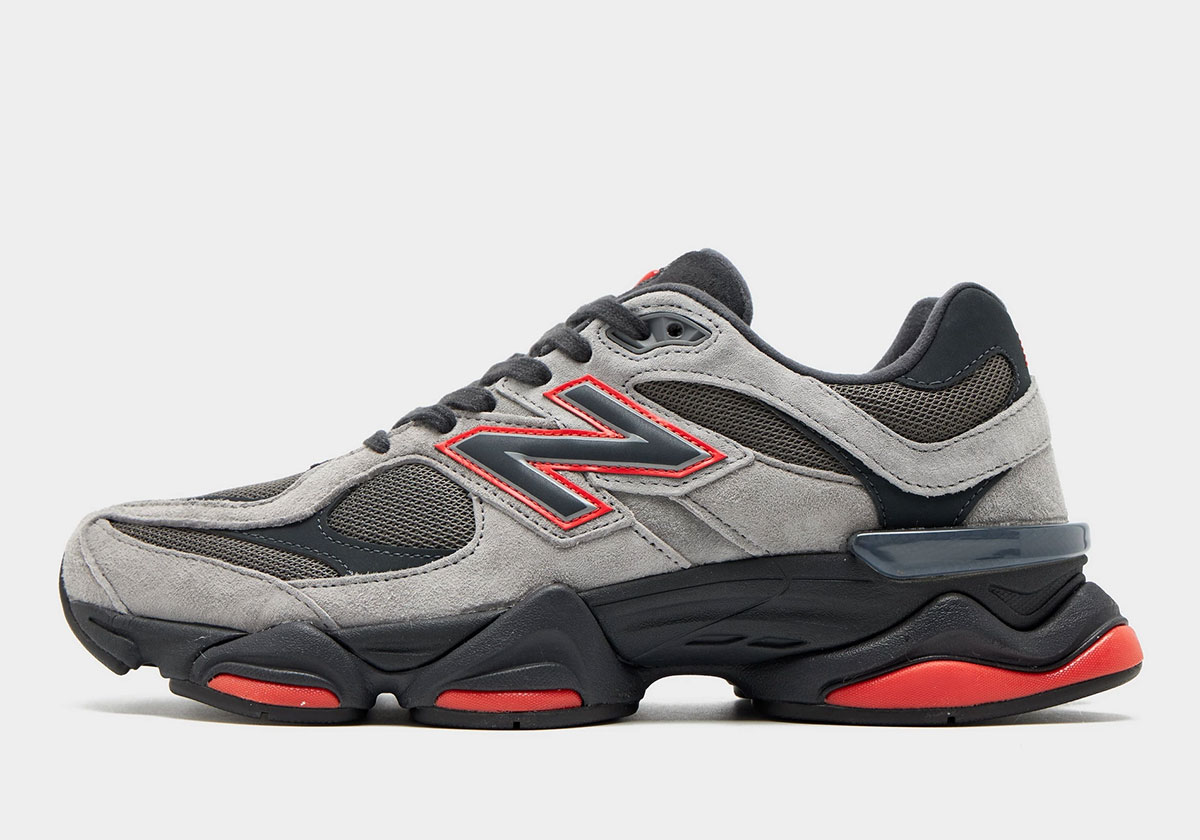 New Balance 9060 Grey Black Red U9060jbo 6