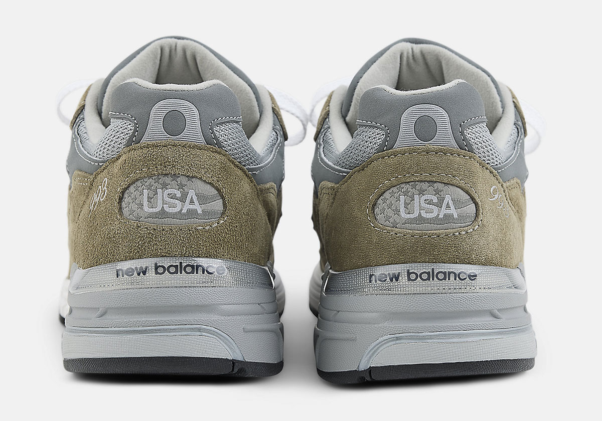 New Balance 993 Made In Usa Covert Green Medium Grey U993cg 3
