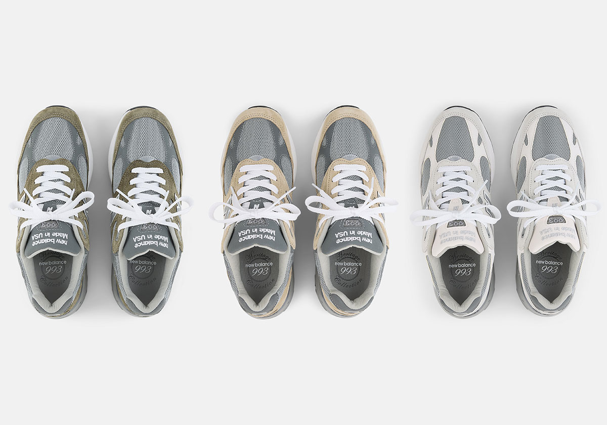 New Balance Delivers A Trio Of 993 Made In USA Colorways