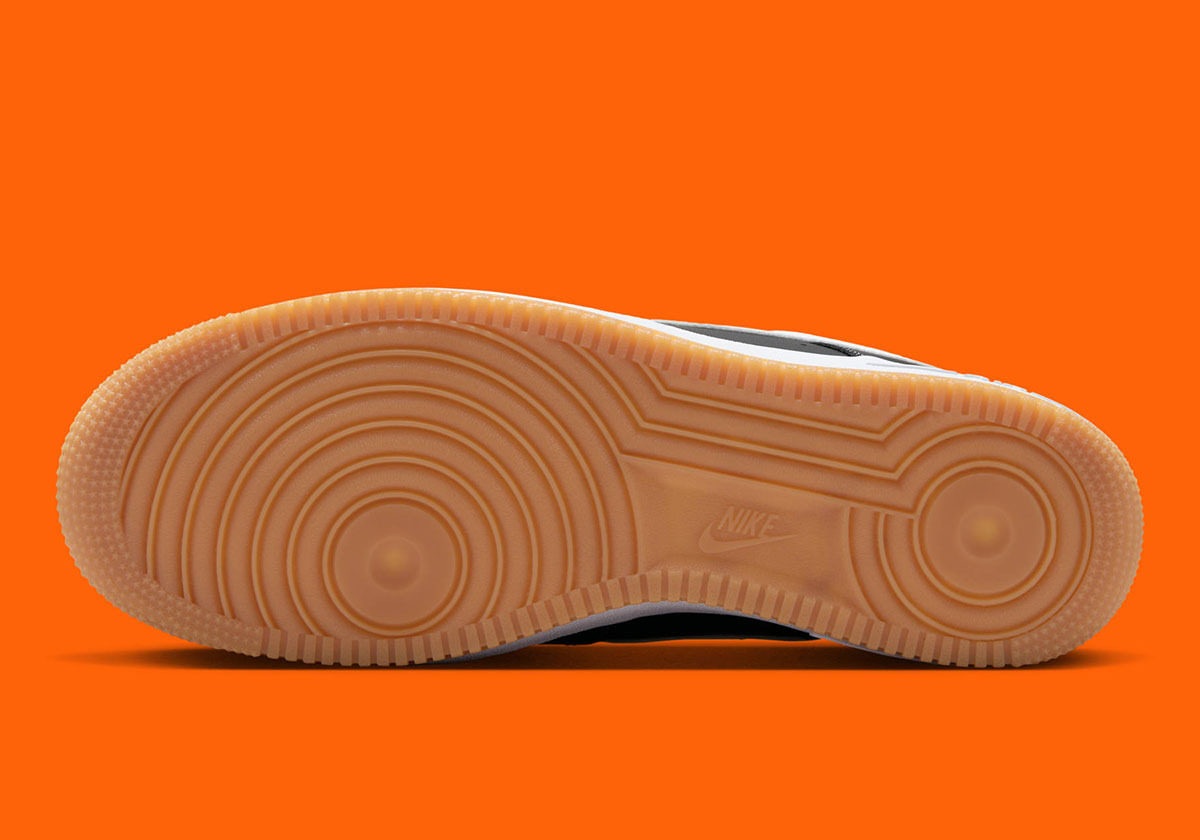 Nike Air Force 1 Low Anthracite White Gum Yellow Safety Orange Ii7630 001 2