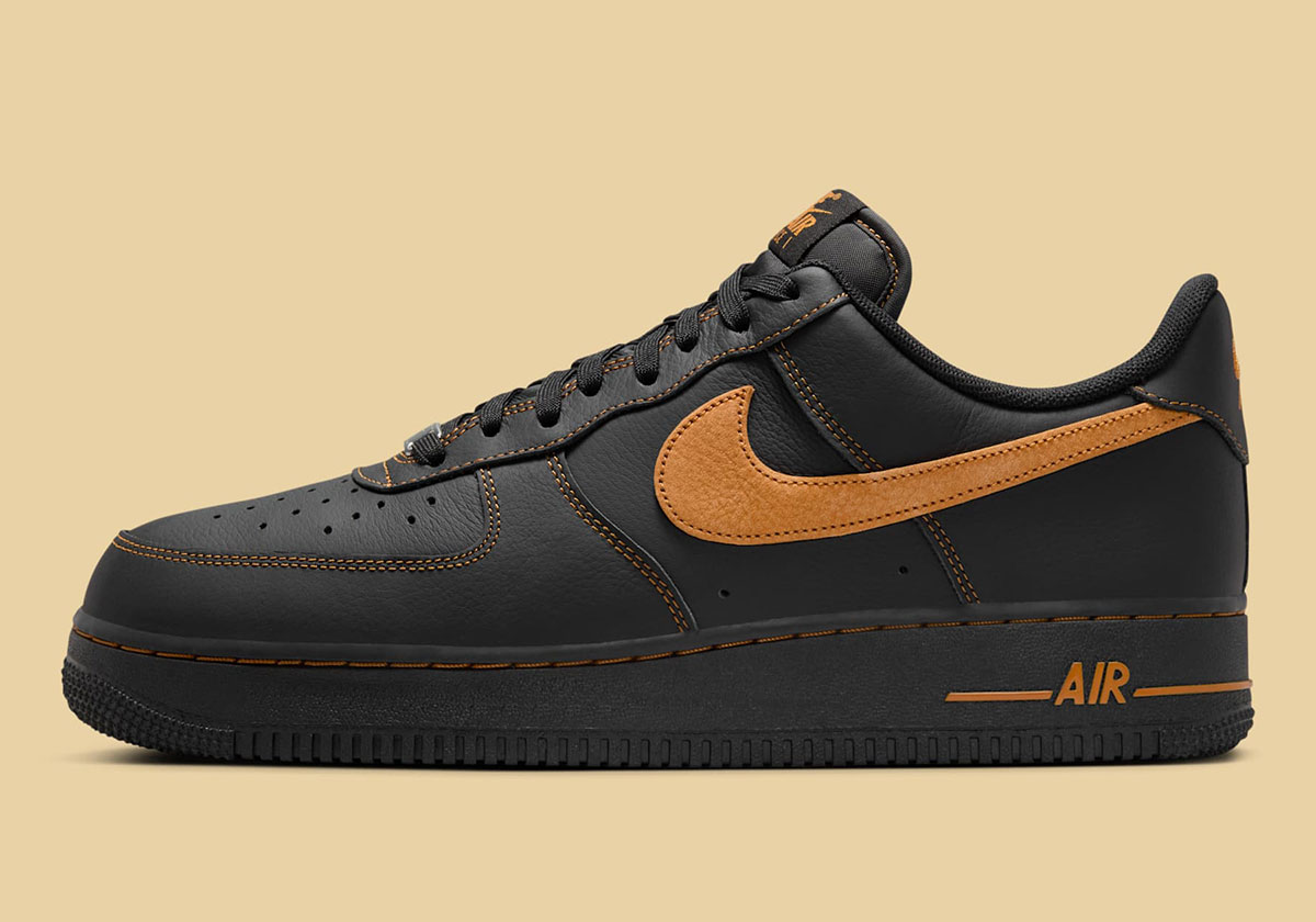 Nike Air Force 1 Low Black Tan Hq2037 003 4