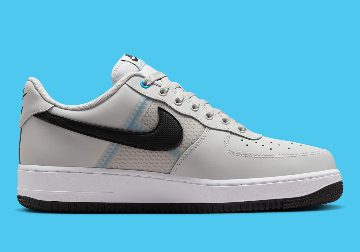 Nike Air Force 1 Low Grey Black University Blue Ih4462 001 8