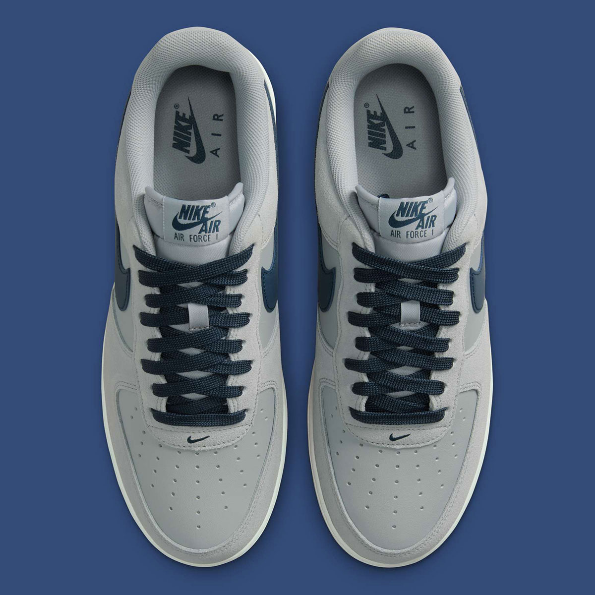 Nike Air Force 1 Low Light Smoke Grey Armory Navy Gum Light Brown Ib6388 003 4