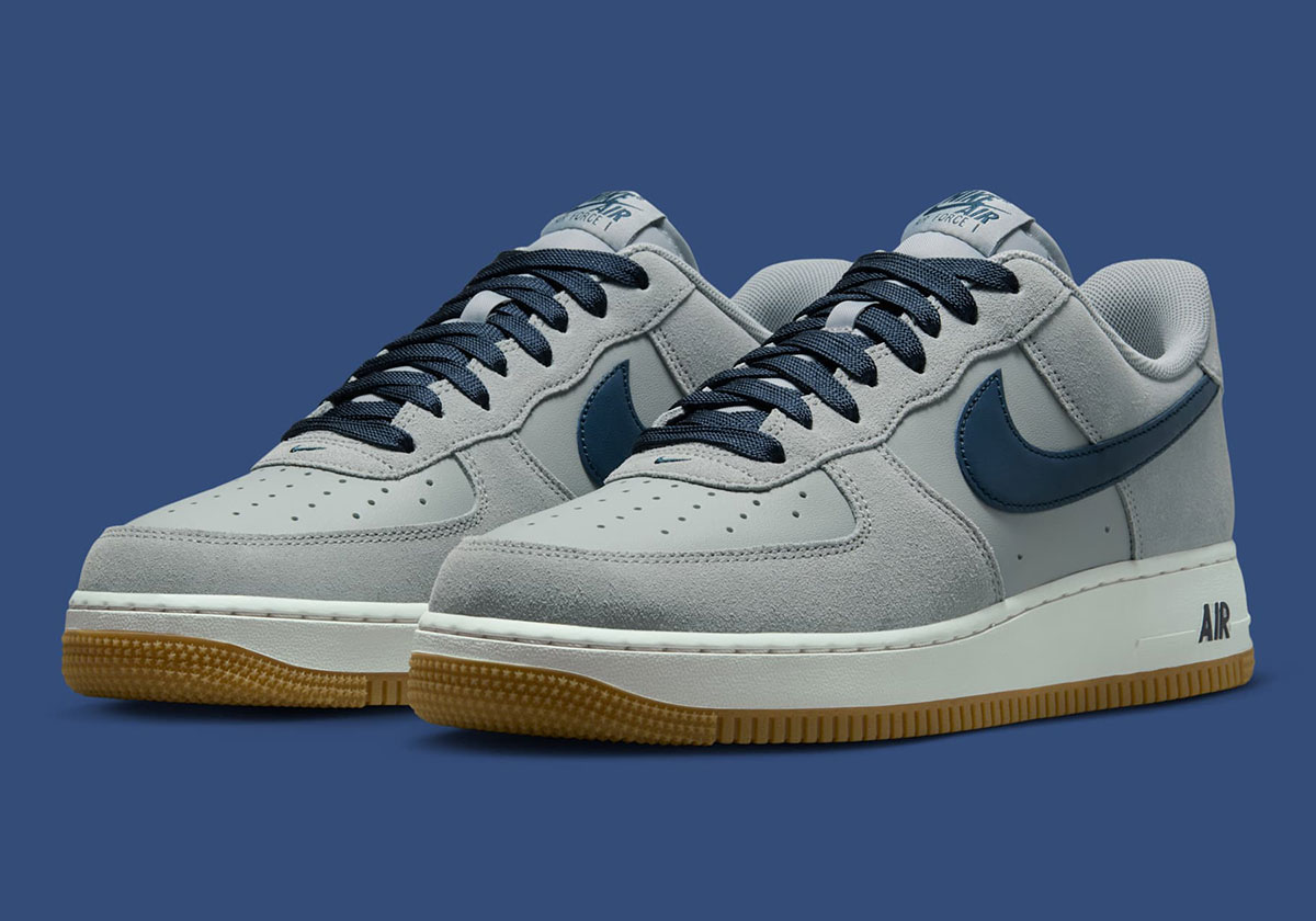 The Nike Air Force 1 Low Touches Skate Aesthetics In "Light Smoke Grey"