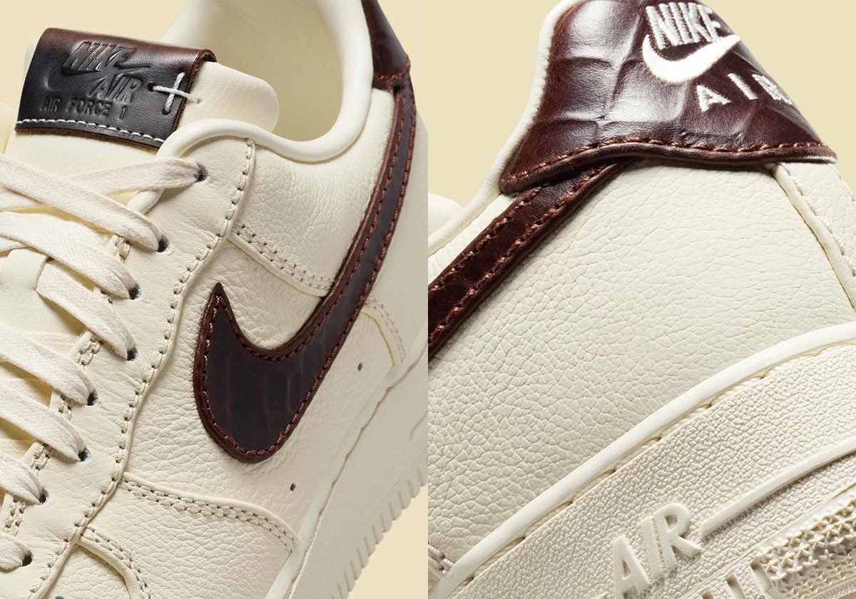 Burnished Leather Supplies An Elegant Aged Look To The Nike Air Force 1