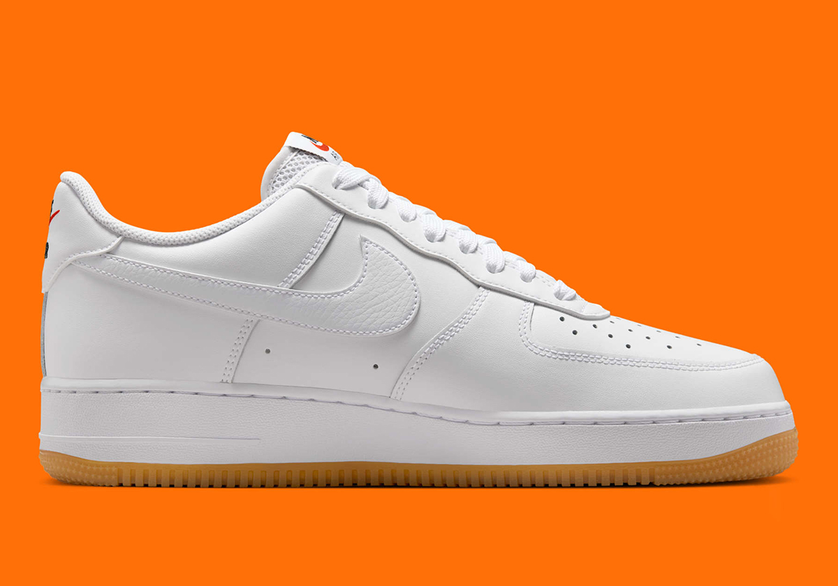 Nike Air Force 1 Low White Gum Yellow Safety Orange Black Ii7630 100 5