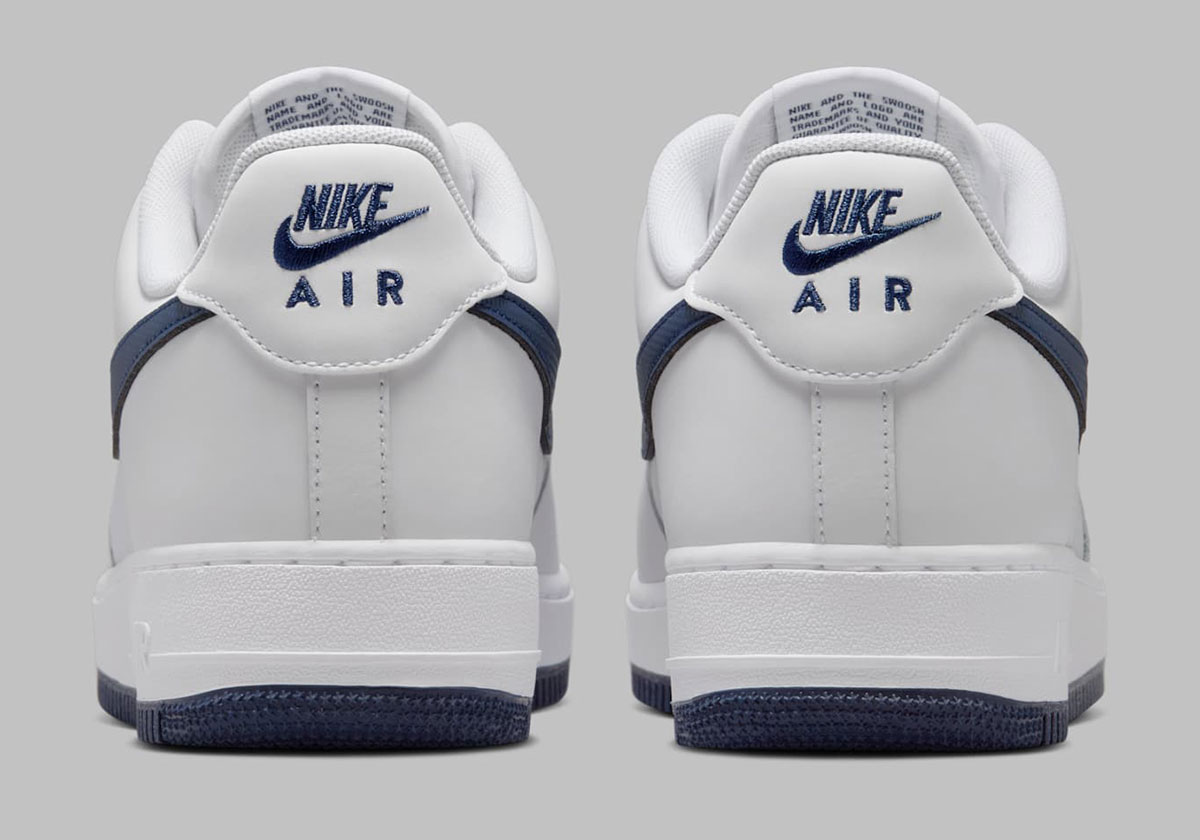 Nike Air Force 1 Low White Midnight Navy Ih4462 100 2