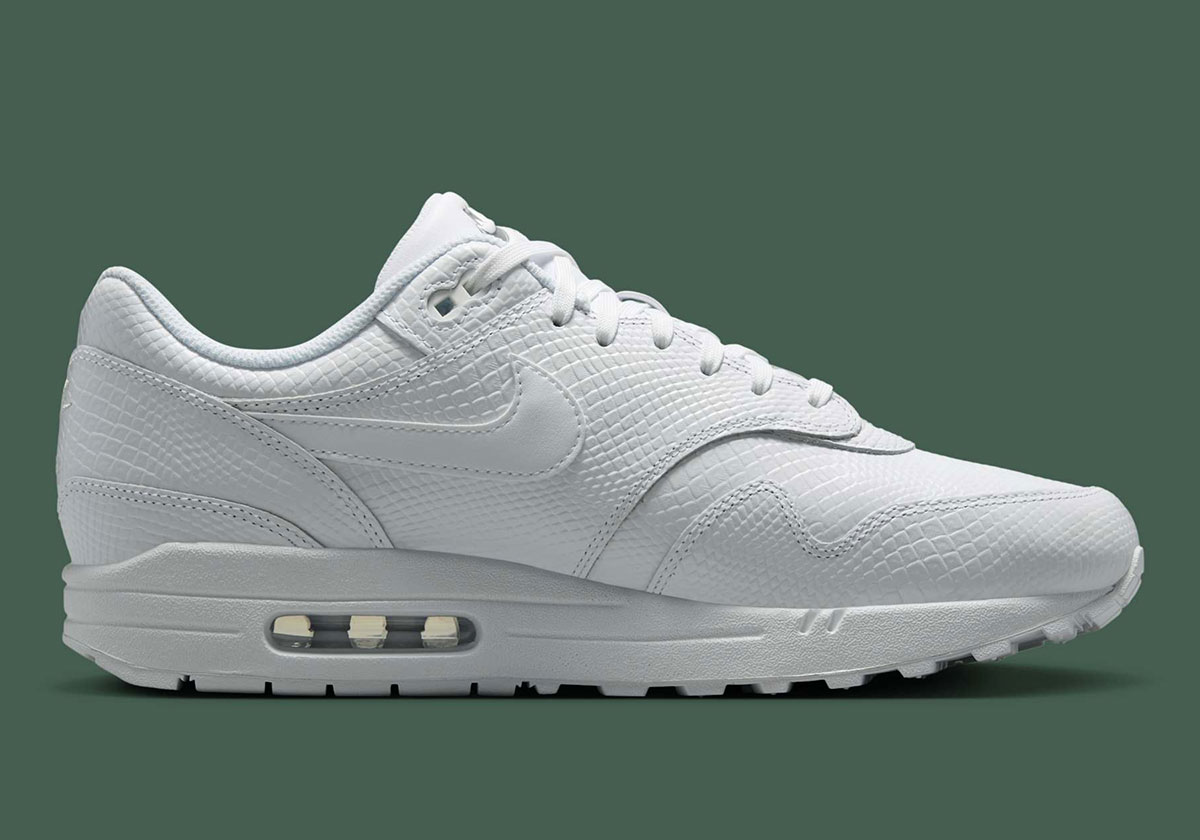 Nike Air Max 1 Premium Reptile White Pure Platinum Hv1211 100 8
